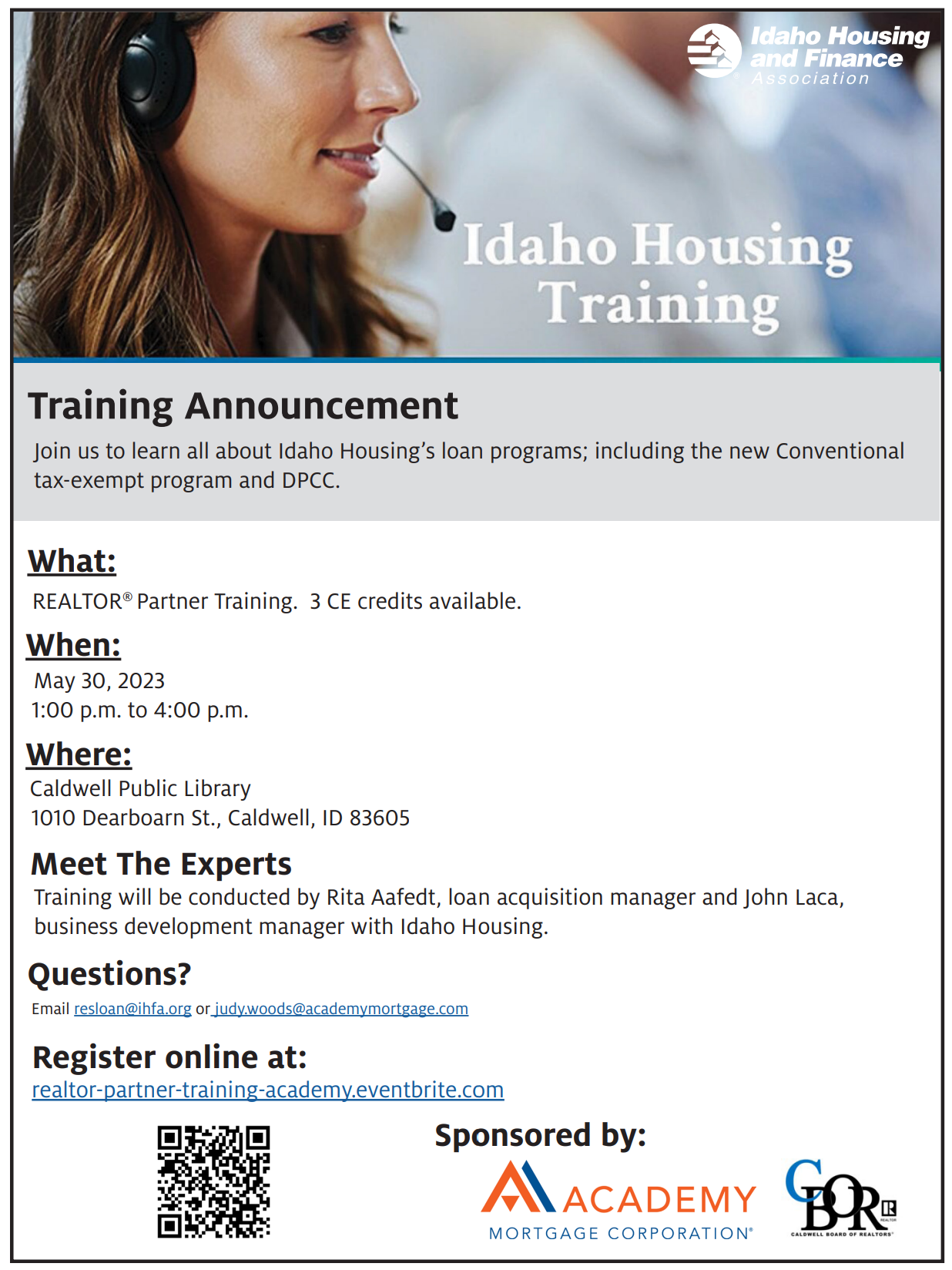 Idaho Housing Training Class